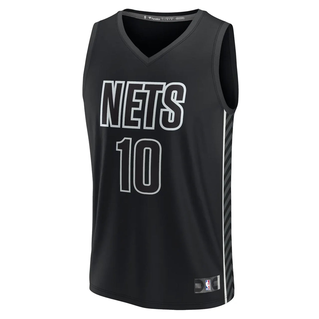 statement Fanatics Simmons Nets Black Jersey - Hình 3