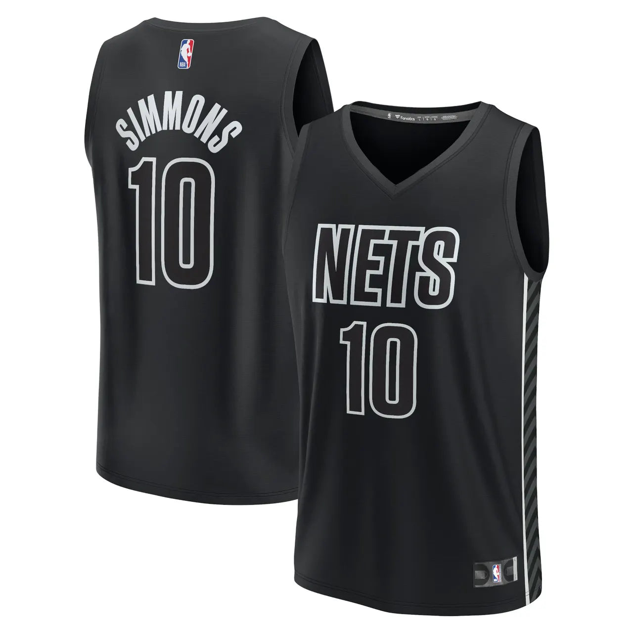 statement Fanatics Simmons Nets Black Jersey