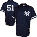 Yankees Navy Throwback Jersey mitchell