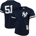 Yankees Navy #51 Mesh Jersey