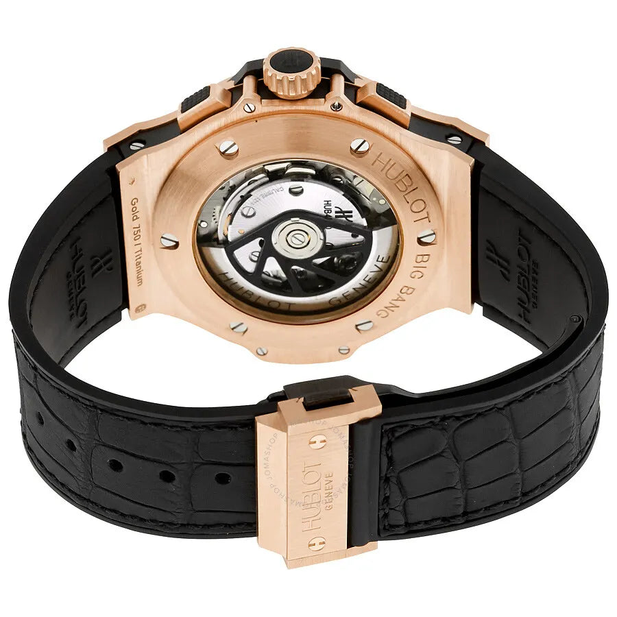 Hublot Rose Gold Black Skeleton - Hình 3