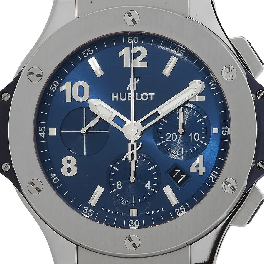 Hublot Blue Rubber Chronograph - Hình 4