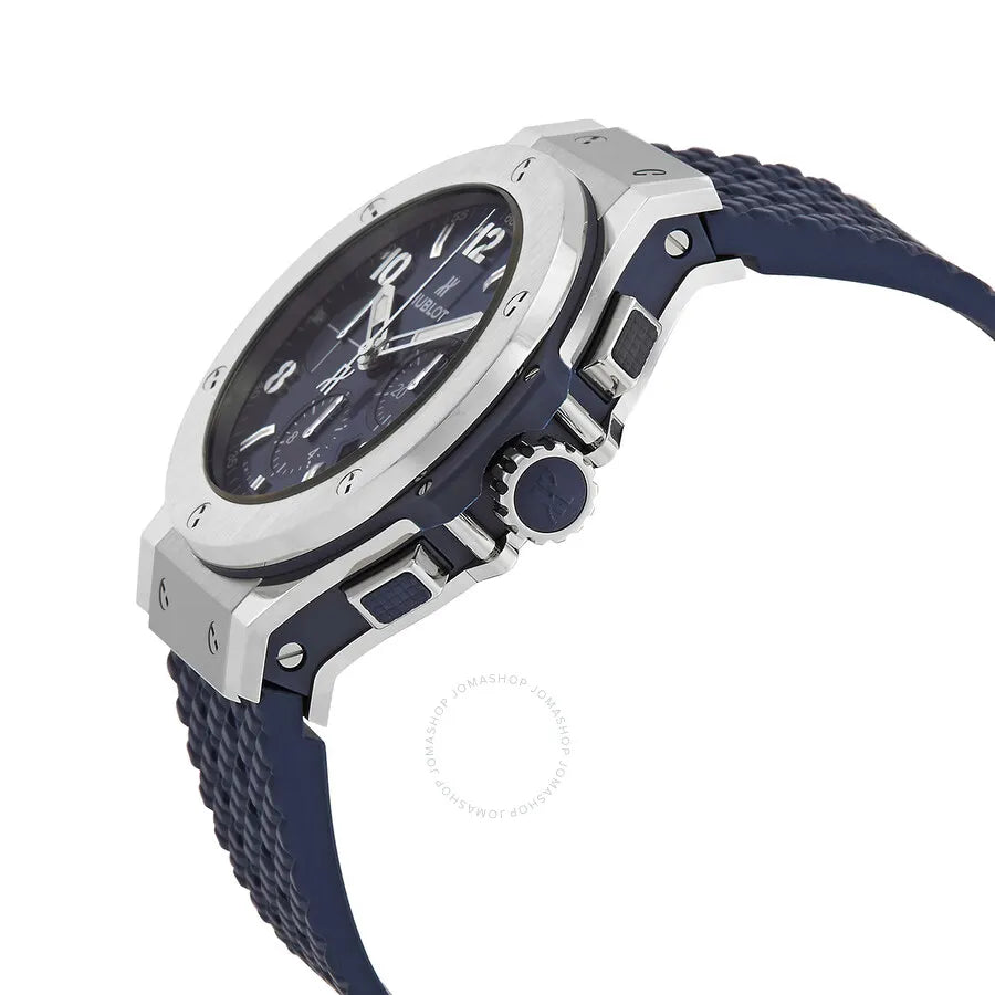 Hublot Blue Rubber Chronograph - Hình 2
