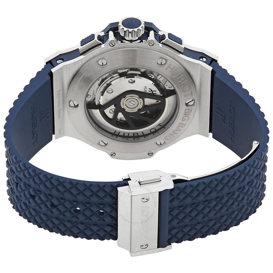 Hublot Blue Rubber Chronograph - Hình 3