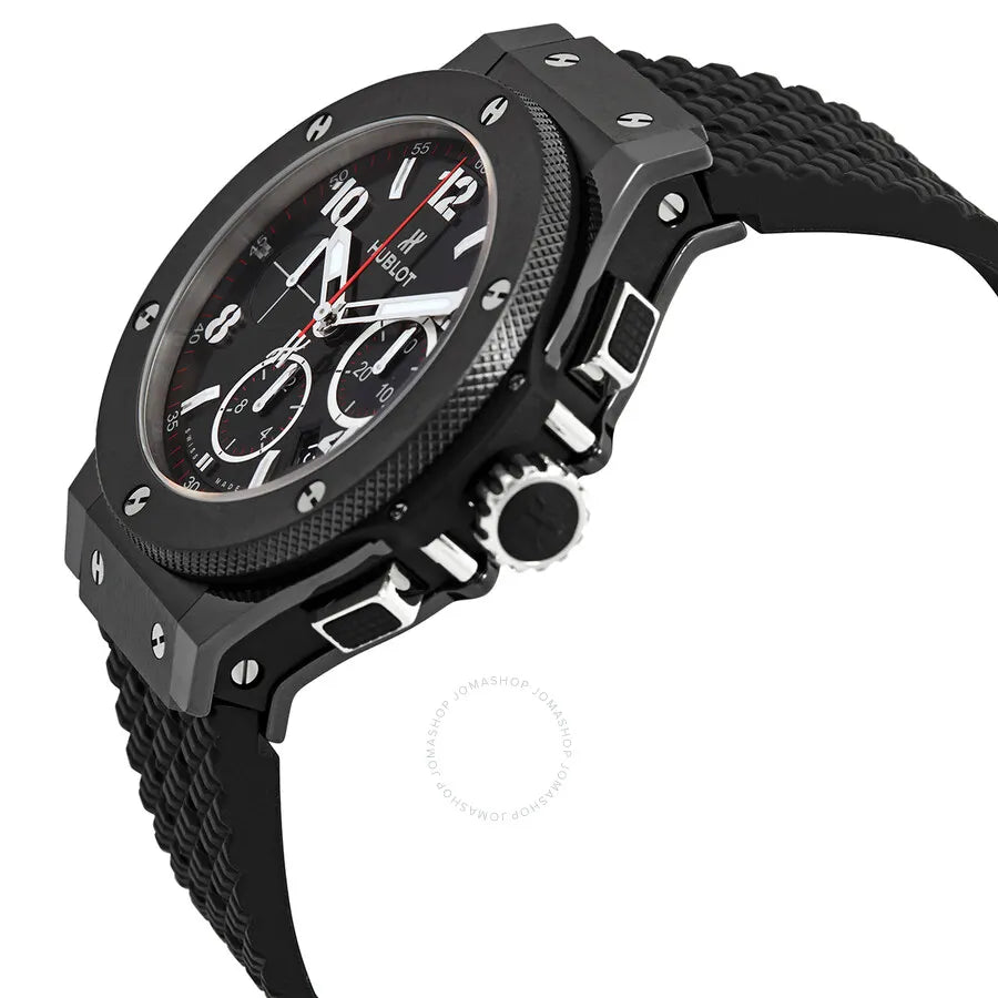 rubber Hublot Black Ceramic Chronograph - Hình 2