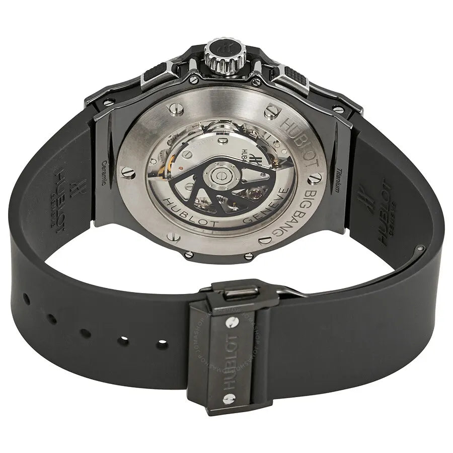 Hublot Black Blue Dial Grey Rubber - Hình 2
