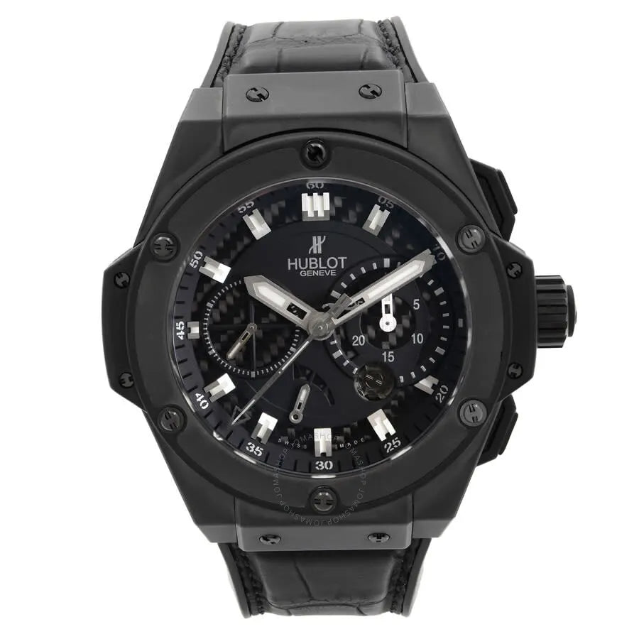 Hublot Black Ceramic Alligator