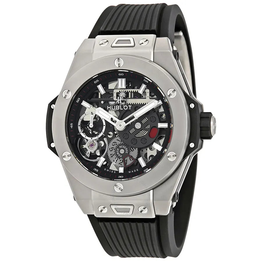 Hublot Titanium Skeleton Rubber Watch