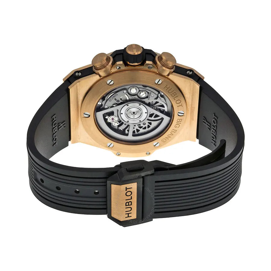 Hublot Gold Black Rubber big - Hình 3