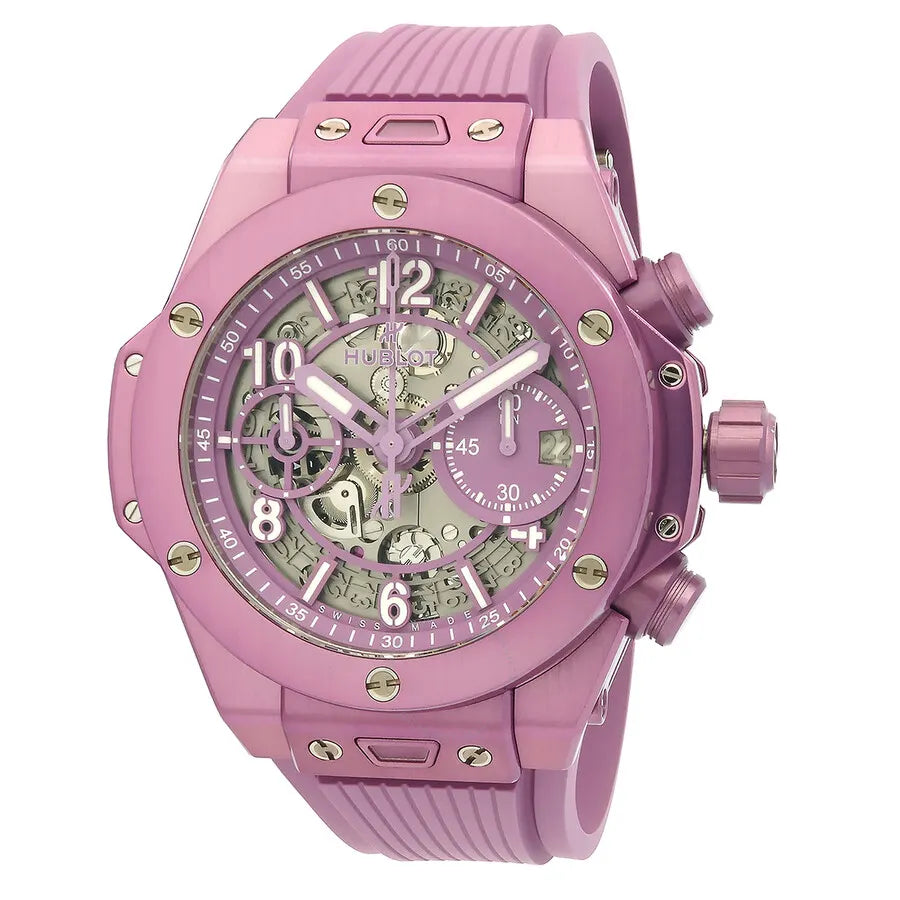 Hublot Pink Rubber Watch