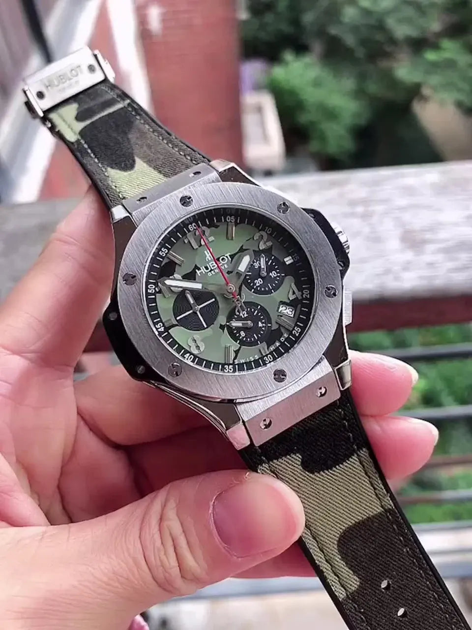 Hublot Camo Silver Watch