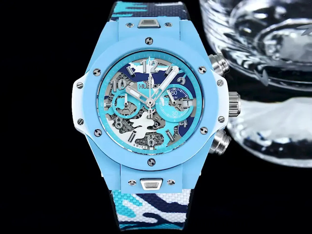 Hublot Blue Ceramic Camo