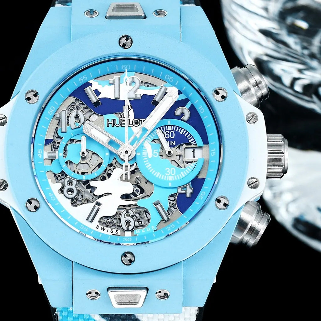 Hublot Blue Ceramic Camo - Hình 2