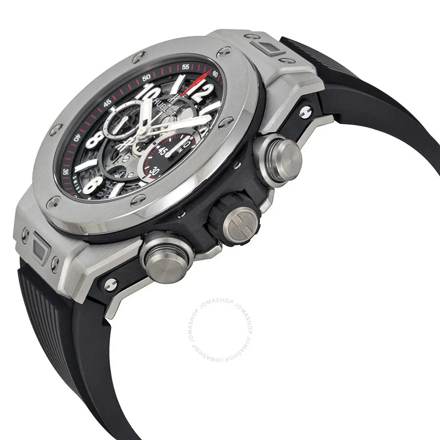 Hublot Steel Skeleton Watch