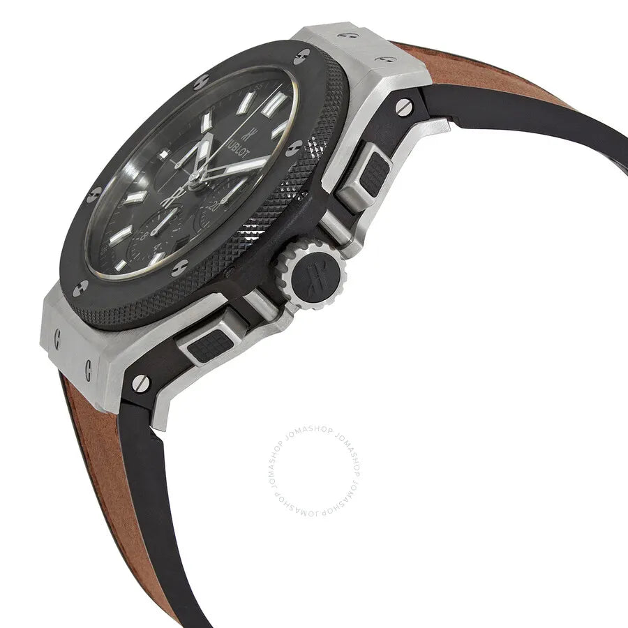 Hublot Brown Leather Chronograph - Hình 2