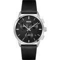 BOSS Silver Black Chronograph Watch