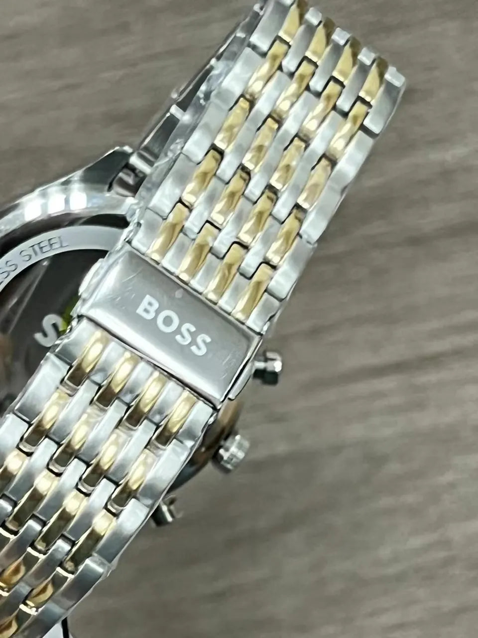 stainless BOSS Silver Chronograph Watch - Hình 4