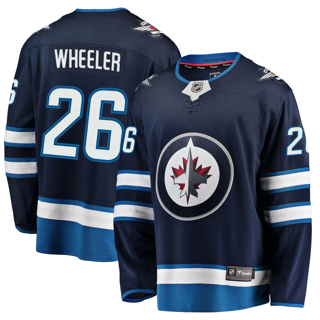 Wheeler Jets Navy Jersey