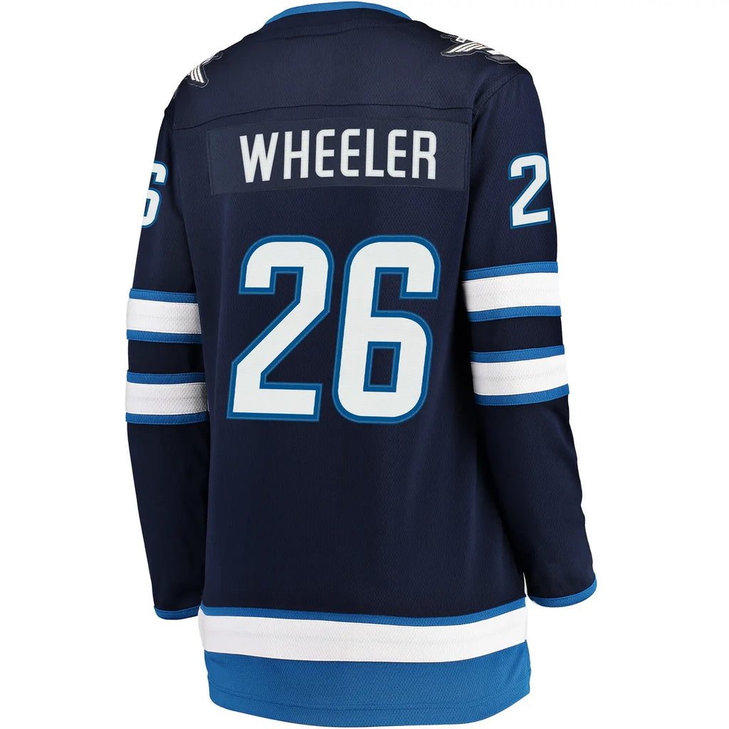 Wheeler Jets Navy Jersey - Hình 3