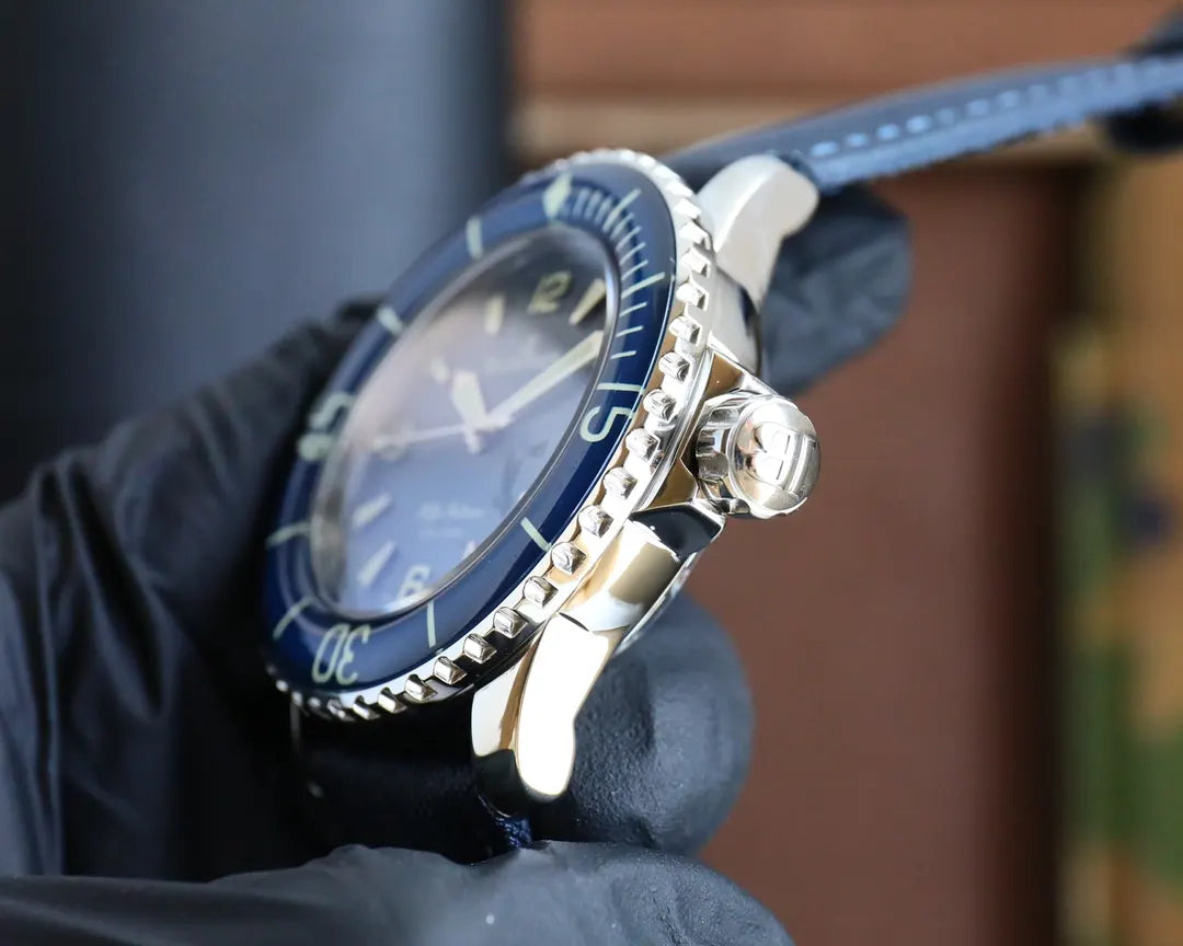 Blancpain Blue Canvas Strap - Hình 3