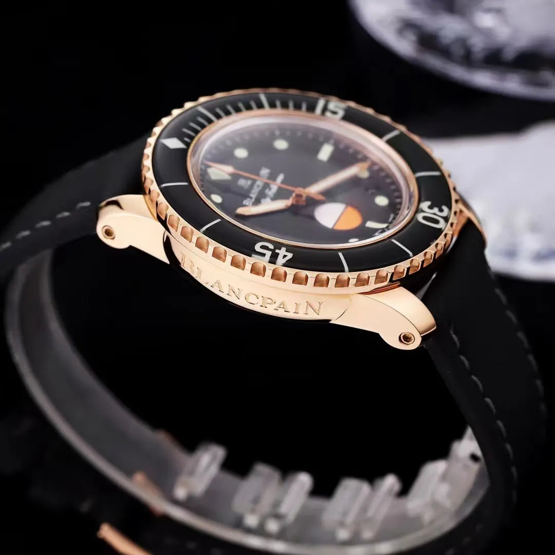 Blancpain Rose Gold Watch - Hình 3
