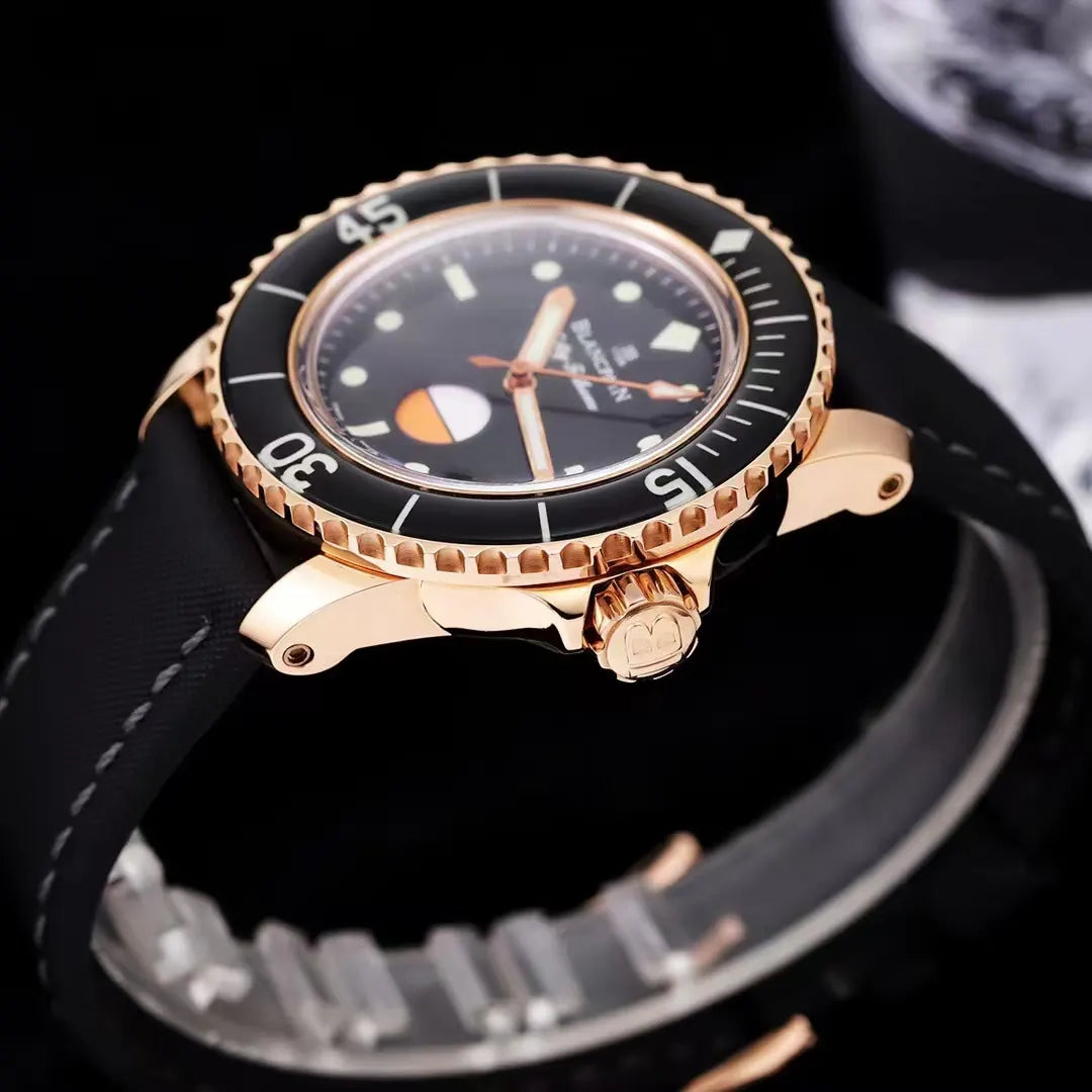 Blancpain Rose Gold Watch - Hình 2