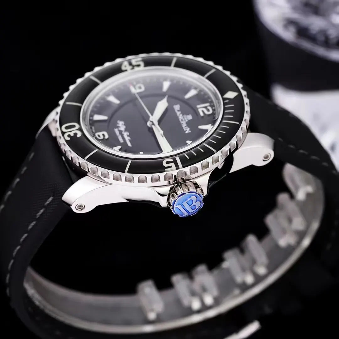 dive Blancpain Fifty Fathoms Black Dial - Hình 2