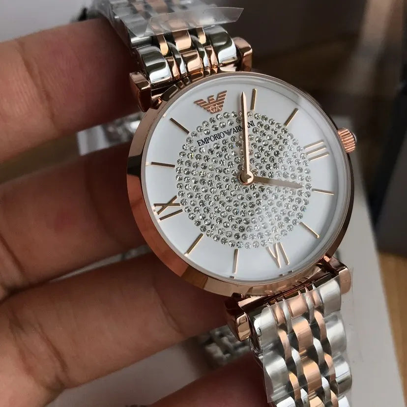 Emporio Armani Rose Gold Crystal - Hình 5