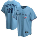 Nike Blue Jays Bichette #11 Powder Blue Jersey