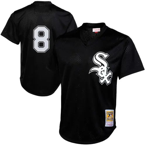 Mitchell & Ness Sox Black Throwback Jersey
