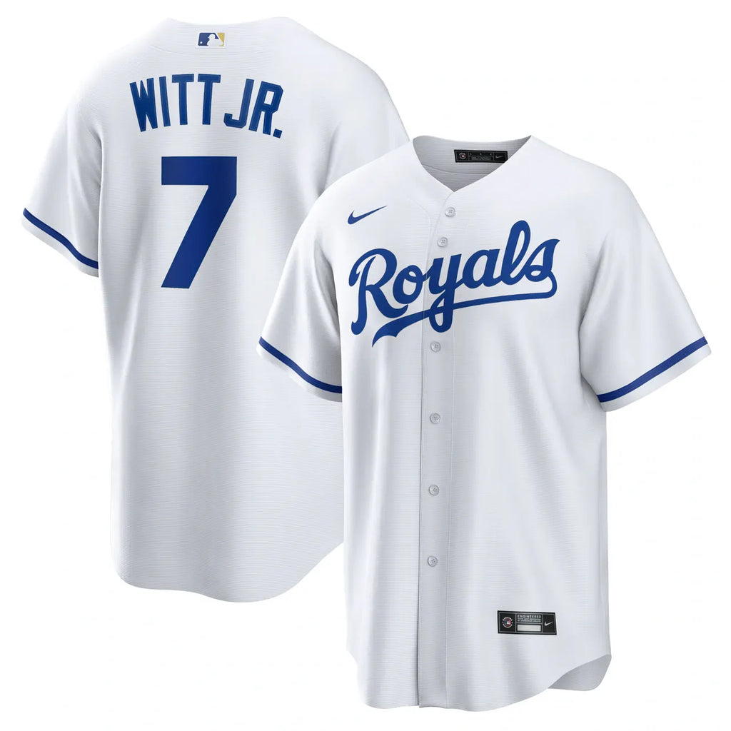 Witt Jr. Royals White Jersey - Hình 2