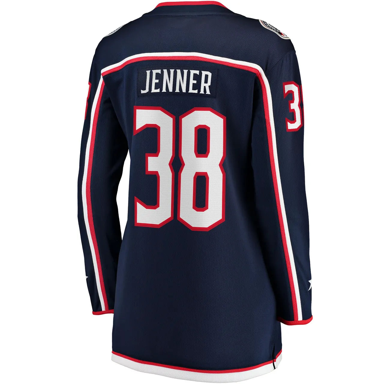 Jenner Blue Jackets Jersey - Hình 4