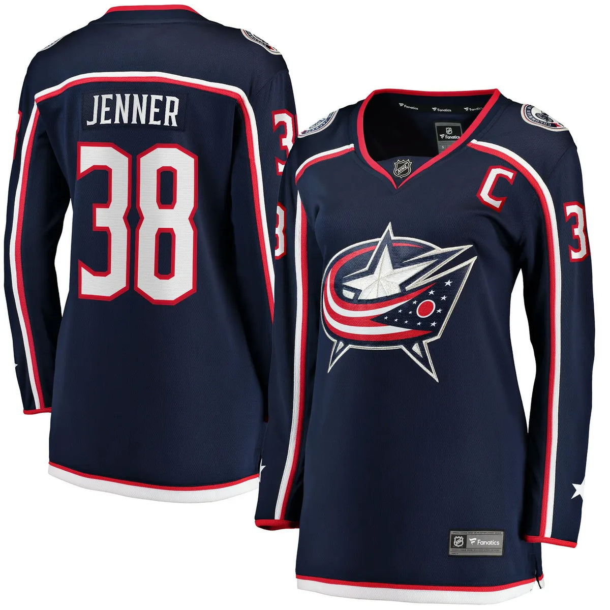 Jenner Blue Jackets Jersey