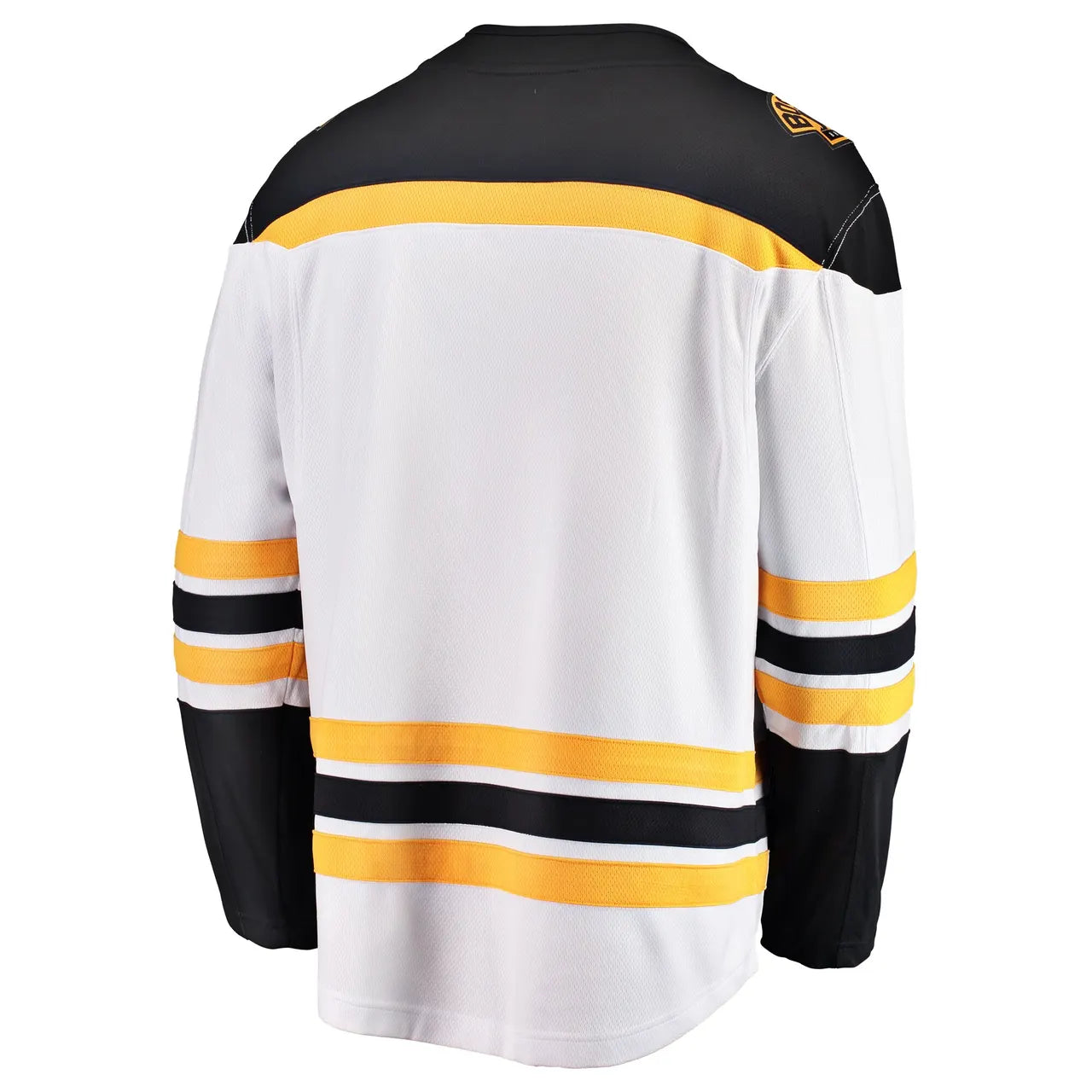 white Fanatics Bruins Away Jersey