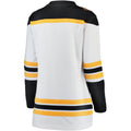 white Fanatics Bruins Away Jersey