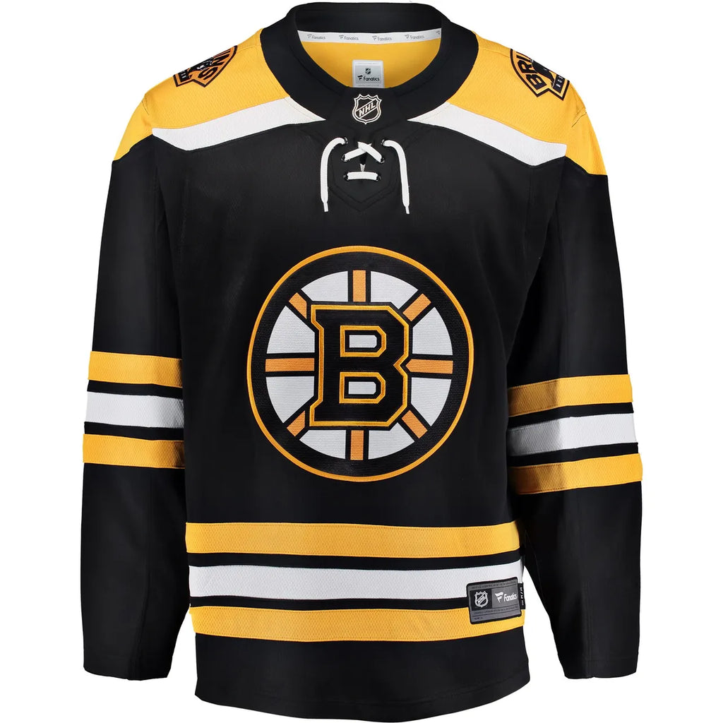 gold Fanatics Bruins Black Jersey - Hình 3