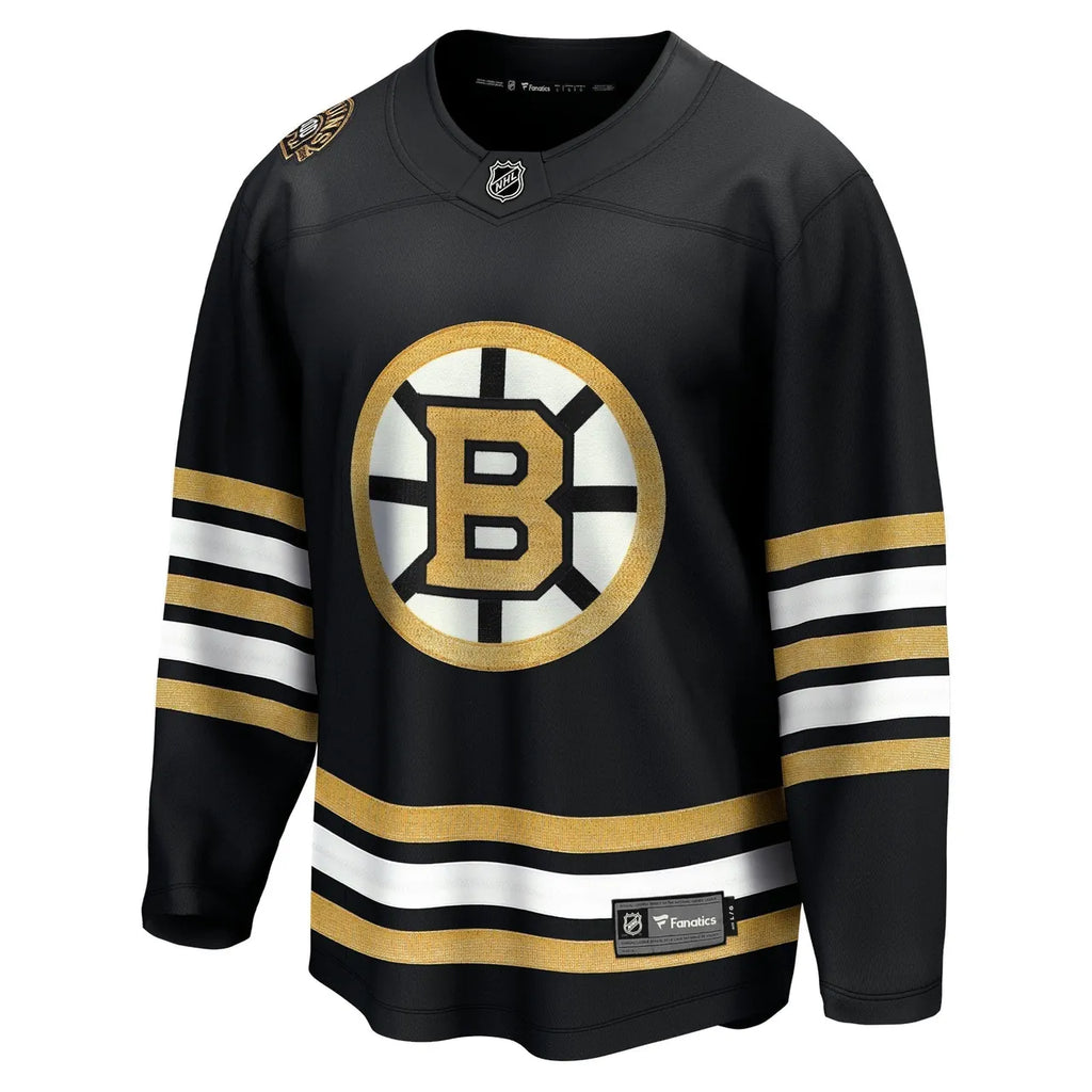 Fanatics Bruins Black Jersey gold - Hình 3