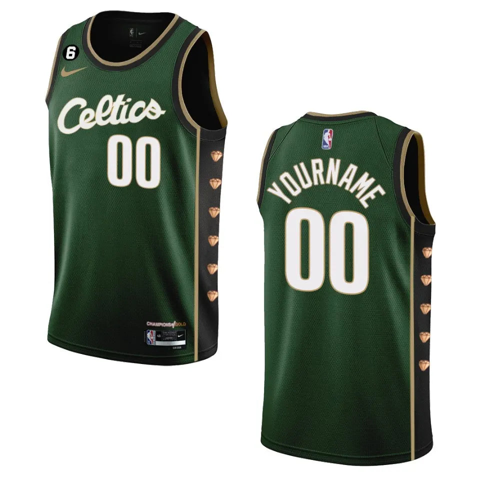 Celtics Green Diamond Jersey