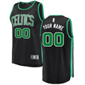 Celtics Black Custom Jersey fanatics
