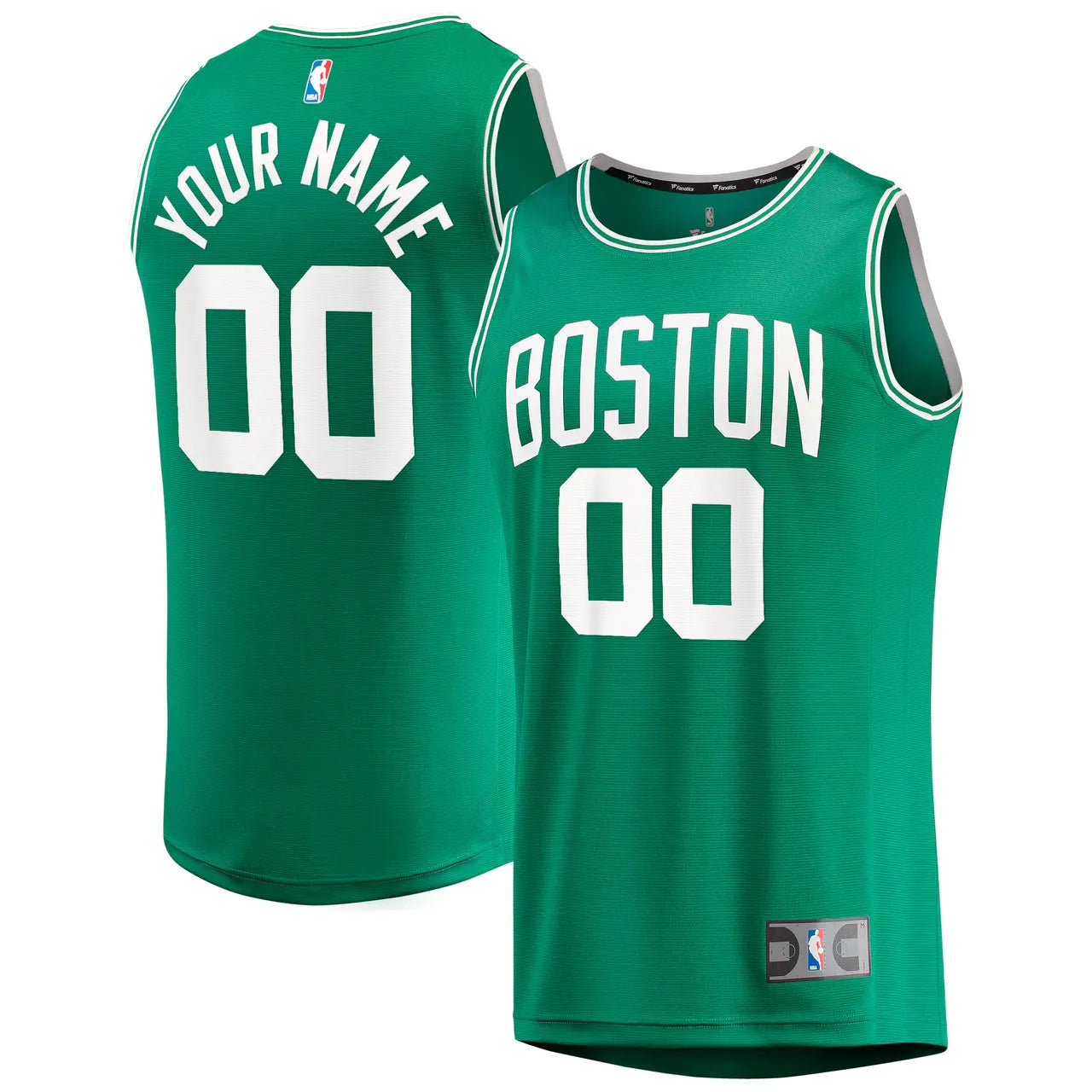 Celtics Green Custom Jersey fanatics - Hình 2