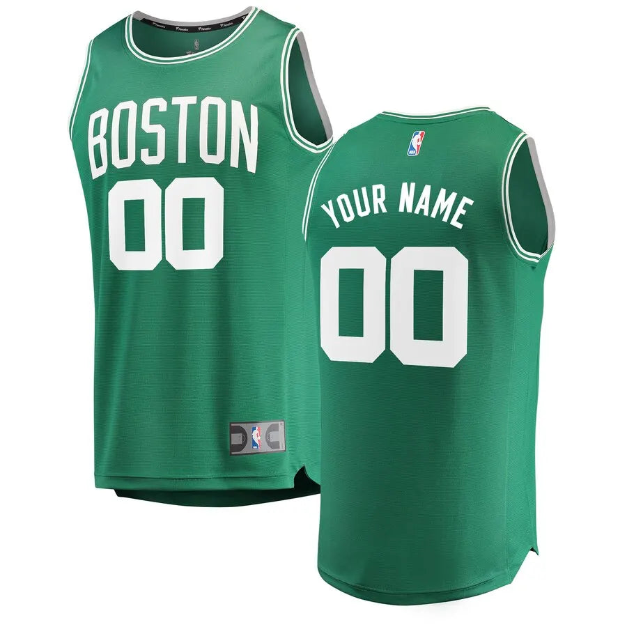 Fanatics Celtics Green Custom Jersey personalized