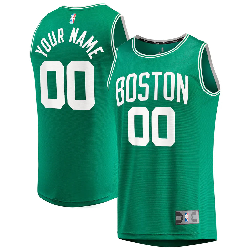 Celtics Green Custom Jersey fanatics