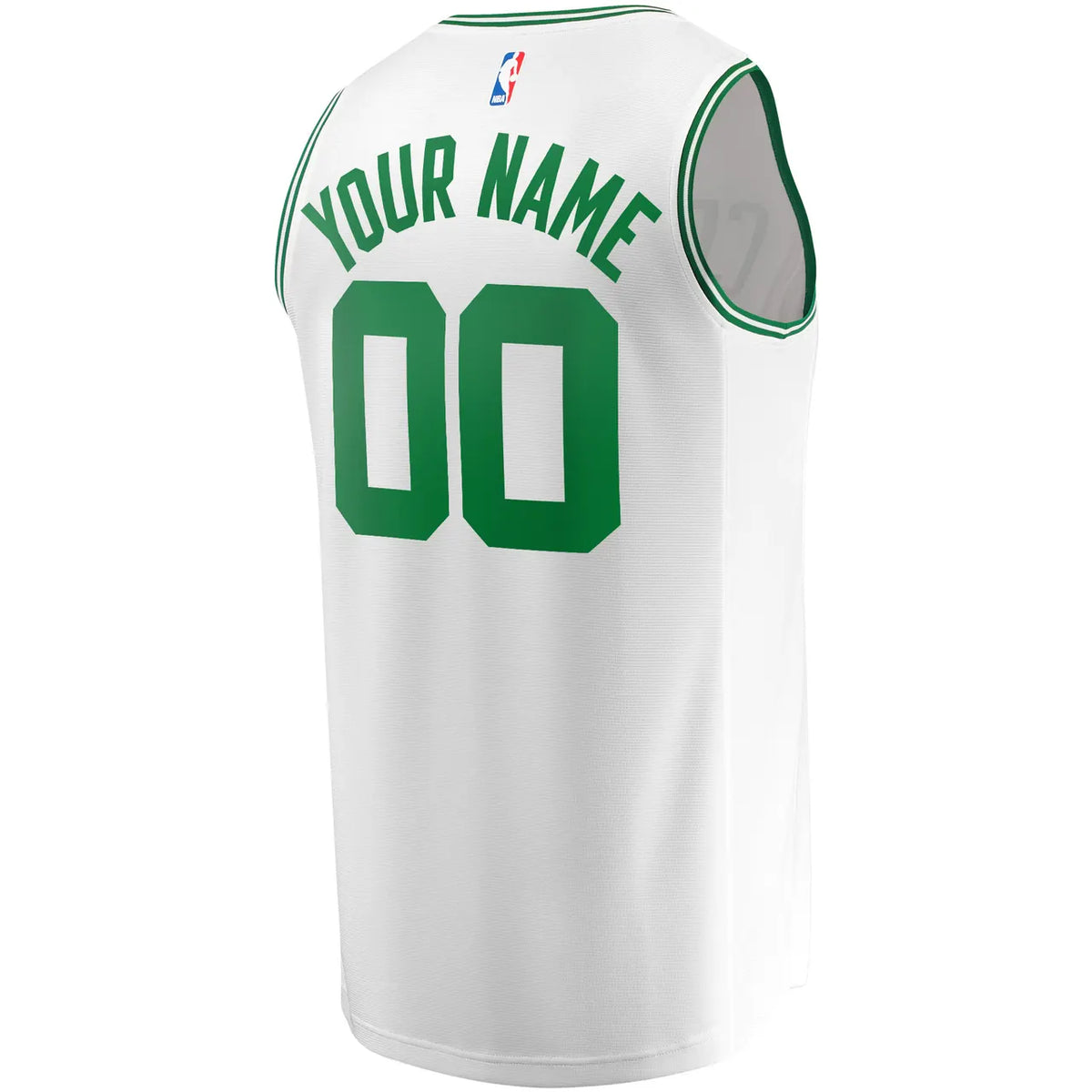 Celtics White Personalized Jersey - Hình 4