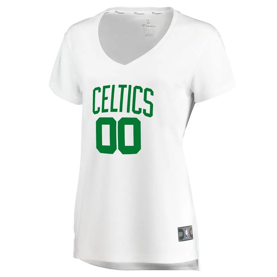 Celtics White Custom Women's Jersey - Hình 2