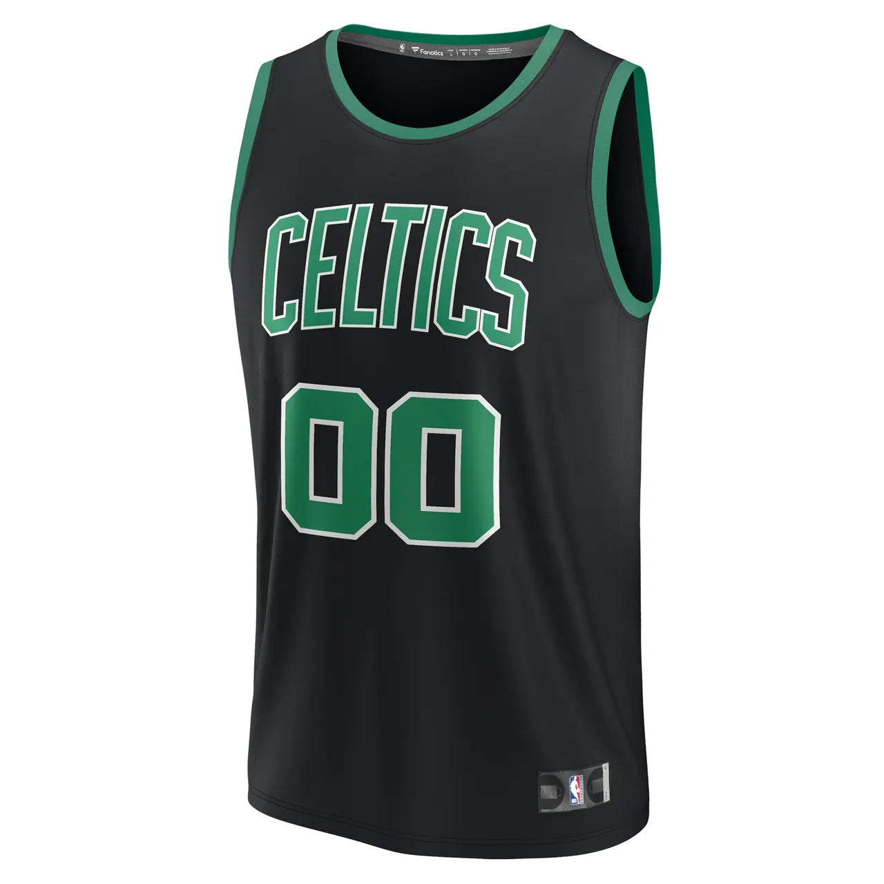 fanatics Celtics Black Custom Jersey - Hình 3
