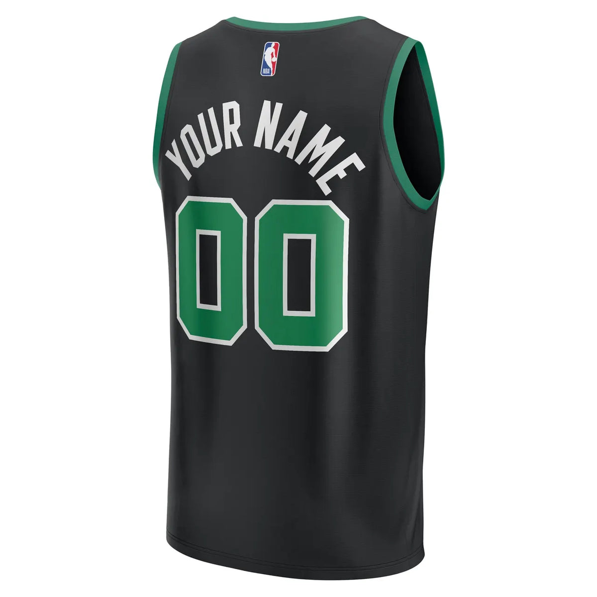 fanatics Celtics Black Custom Jersey - Hình 4