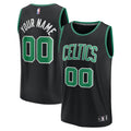 fanatics Celtics Black Custom Jersey