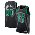 custom Jordan Celtics Black Statement Jersey