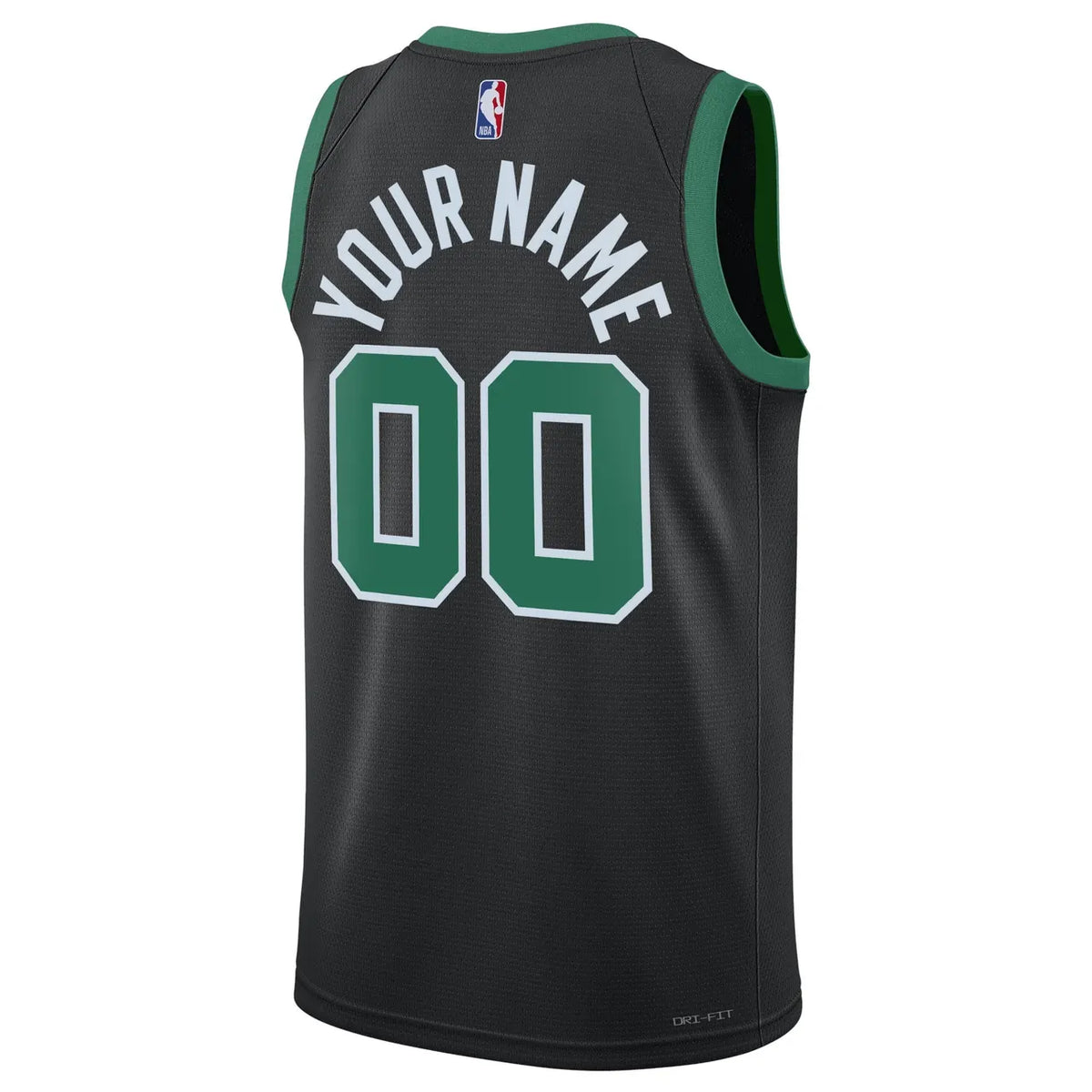 custom Nike Celtics Black Jersey - Hình 3
