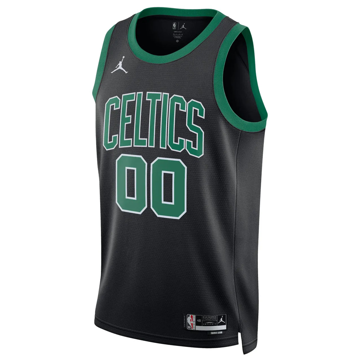 custom Jordan Celtics Black Statement Jersey - Hình 2